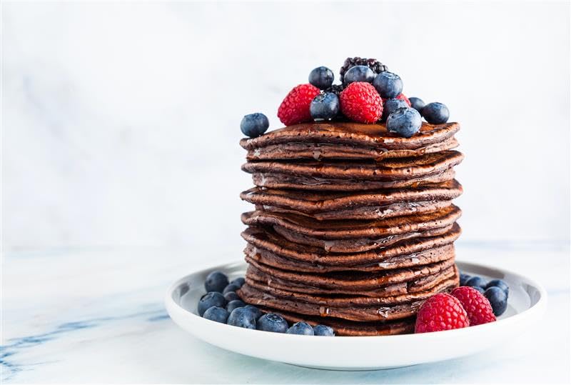 Miniatura 4 de Mochi Pancake Mix Chocolate sabor a nuez de macadamia 8 oz