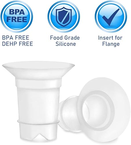 Miniatura 8 de Maymom Insertos de brida de 0669in para Medela Spectra escudos  bridas de 0945in MomcozyWillow Vaso Compatible con Medela Freestyle Harmony para