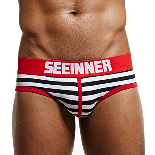 Calzoncillos para Hombre Ropa Interior Sexy Calzoncillos Estampados de algodón Suave Bragas, Ba Zha Hei,Mens Sexy Underwear Shorts Underpants Star Prints Soft Cotton Briefs Panties Transpirable Slips