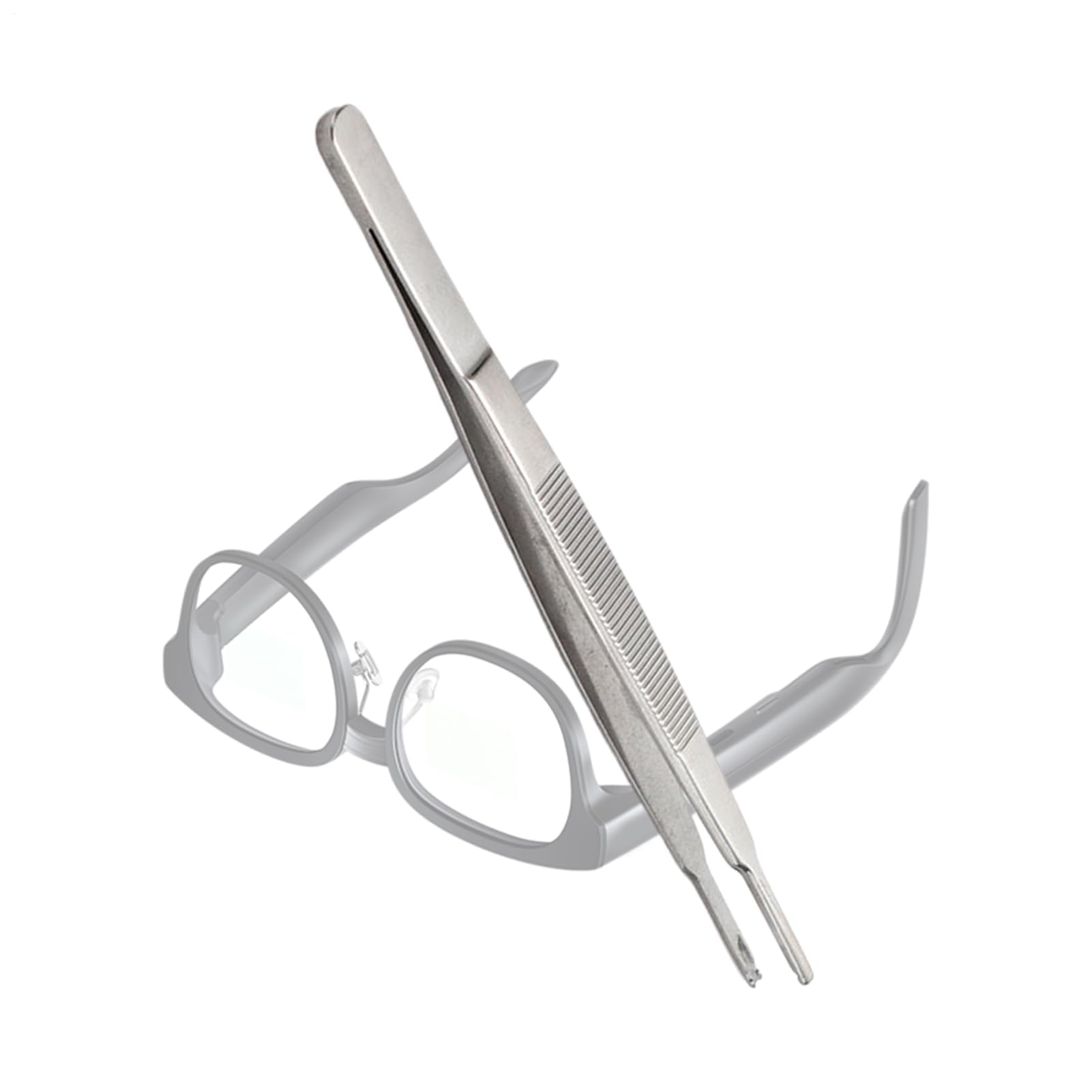 Muiltvoe Glasses Screwdriver, Small Precision Tool, Stainless Tweezers Set, Sunglass Repair Accessory, Watch Computer Electronics Aid, Controller Laptop Maintenance Supply