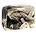 Bolso cosmético del Maquillaje Animal Perro Peluche Mascota Oso Bolsa de Viaje organizadora Impermeable de Gran Capacidad para señoras perezosas 18.5x7.5x13cm