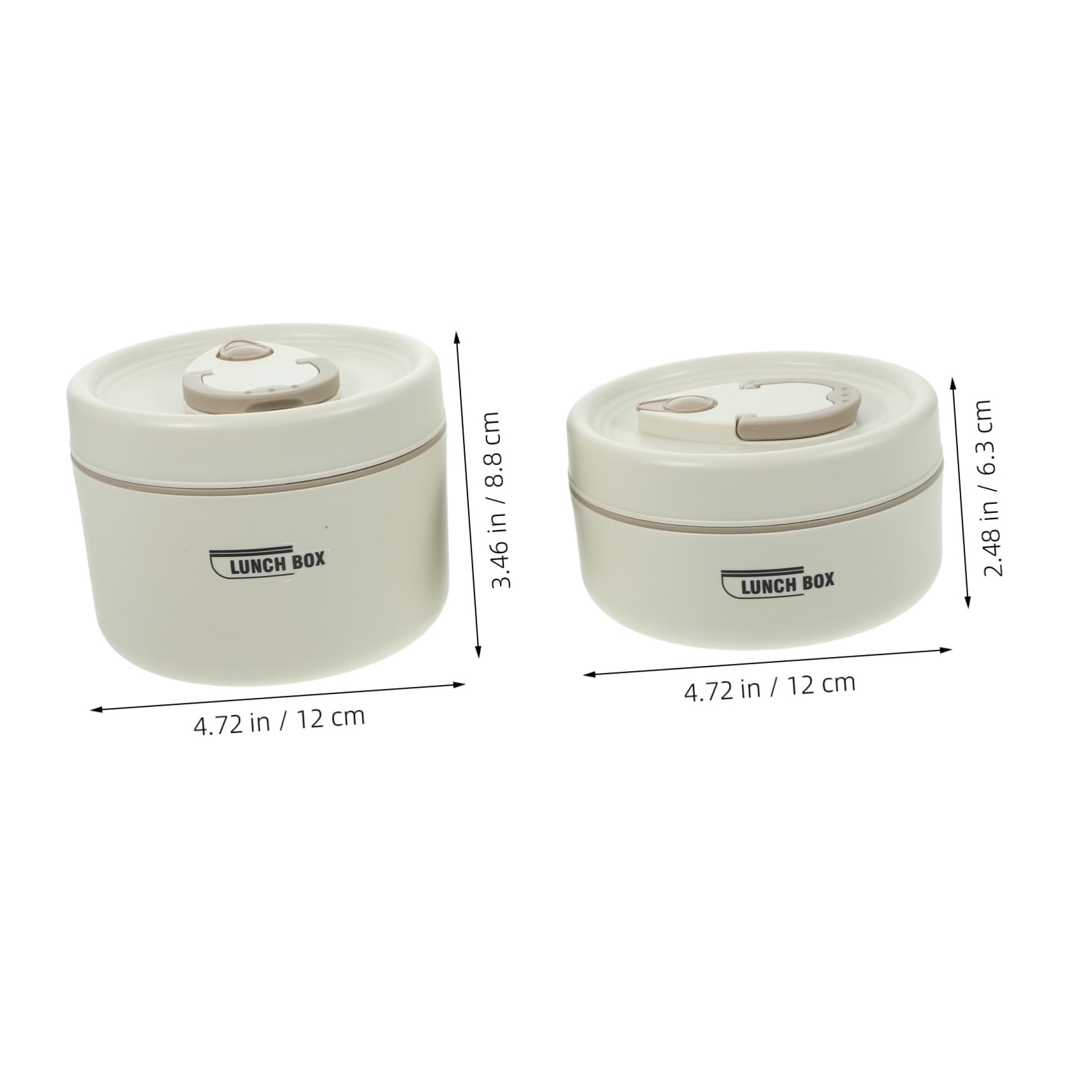 Set 2Pz Contenitori Pranzo in Acciaio Inossidabile Isolati Multiutili Coperchio Differenziato per Alimenti Caldi e Freddi, Bento Box Stackable Scomparti Antifuoriuscita