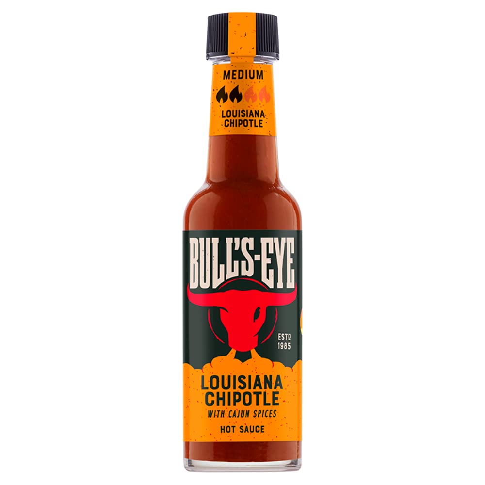 Bull'S-Eye Louisiana Chipotle Medium Hot Sauce 150g, 135 ml