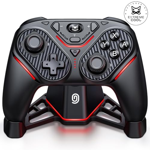 Image of Svetaecho Controller for Switch 2 / Switch /Lite /OLED w TMR Joysticks, Switch 2 Pro Controller with Charging Dock,Trigger, One-Key Wake-Up,Programmable Buttons,11 LED Modes