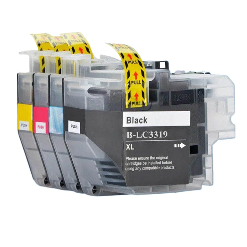 Consumible compatible LC3319 LC3319XL amarillo para impresoras multifunción MFC-J6530DW 2