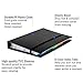 MaxGear Business Card Book, 180 Cards Organizer for Men & Women, Portable Name Card Holders Binder File for Business Cards, 5 Color Index Tabs, Polypropylene, Black