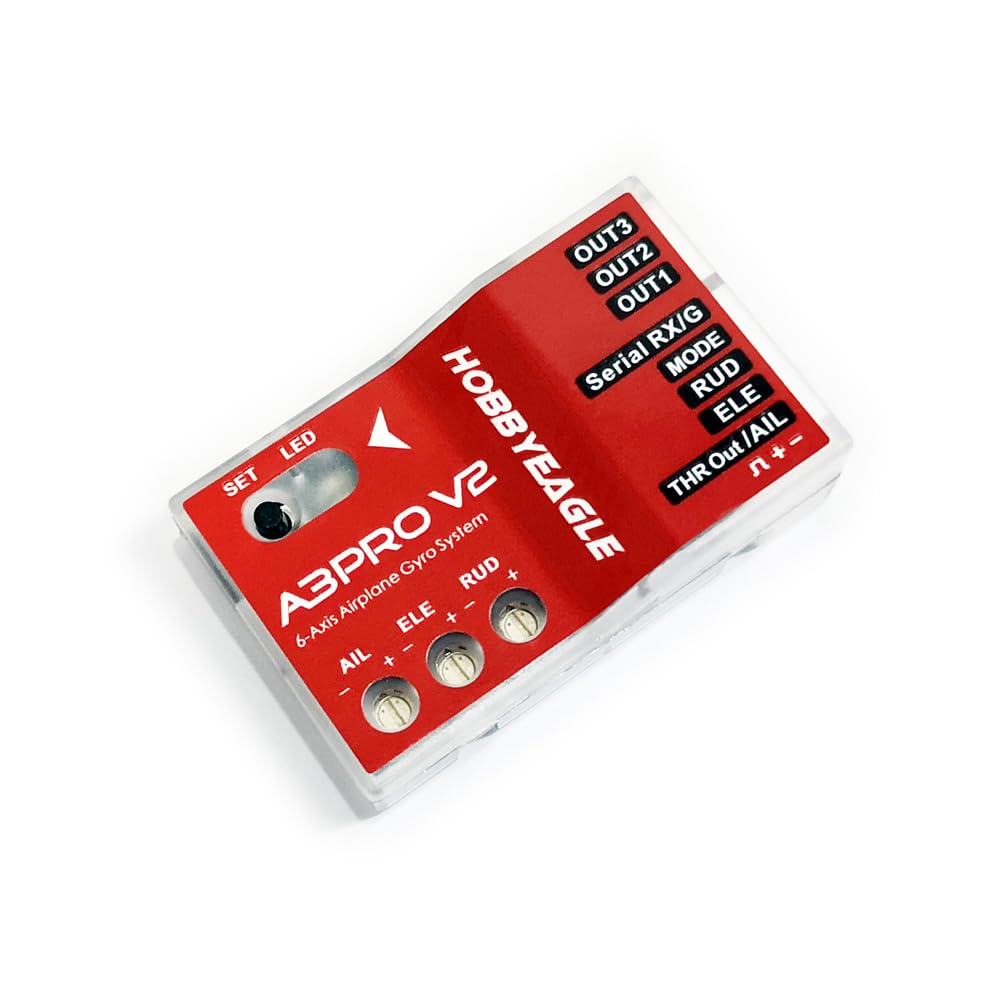 HOBBYEAGLE A3 Pro V2 6-Achsen RC Flugzeug Flug Stabilisator Controller Gyroskop Balancing Apparat Flugzeug Gyro Stabilisator für Fixed Wing RC Flugzeug