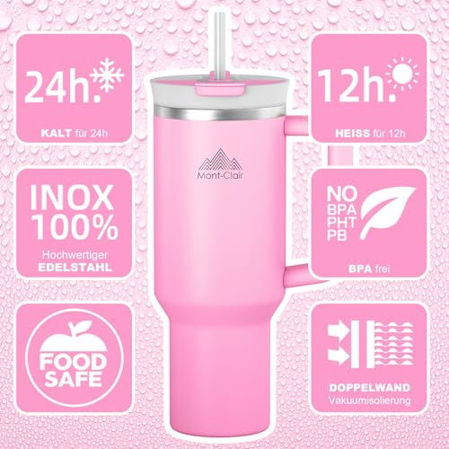 Tumbler 40oz Special Edition Isolierter Thermobecher mit Strohhalm – Ansicht 2