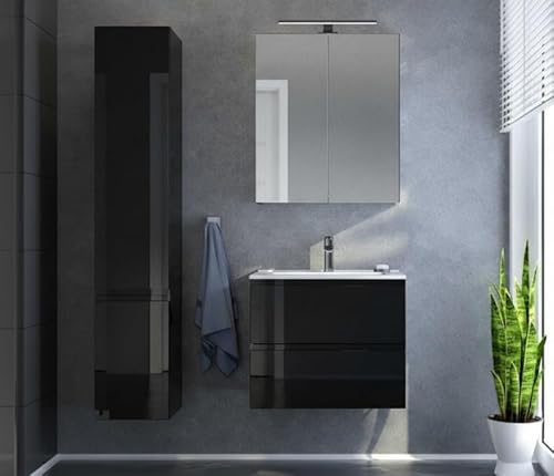 TRANS - PAL Wall Hung Vanity Unit with Basin â€“ Bathro