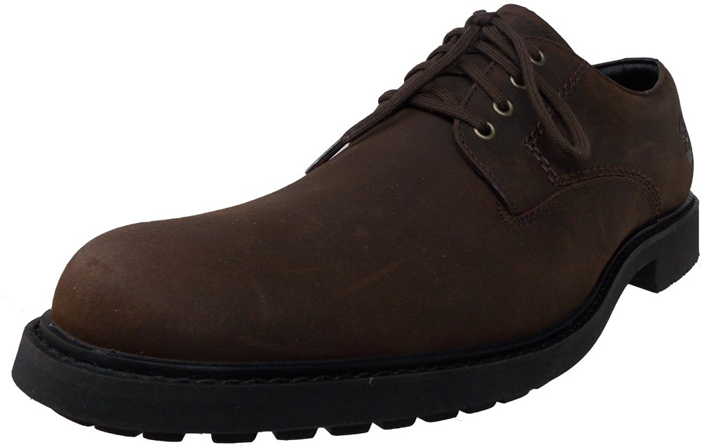Timberland Men's Concourse Buck Plain Toe Oxford,Dark Brown Oiled Leather,US