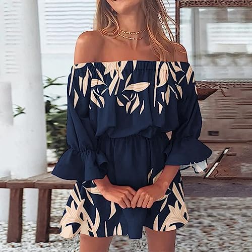 sachin and babi light blue dress Fashion Cartoon Print Casual Nightdress Long Sleepwear main image 1