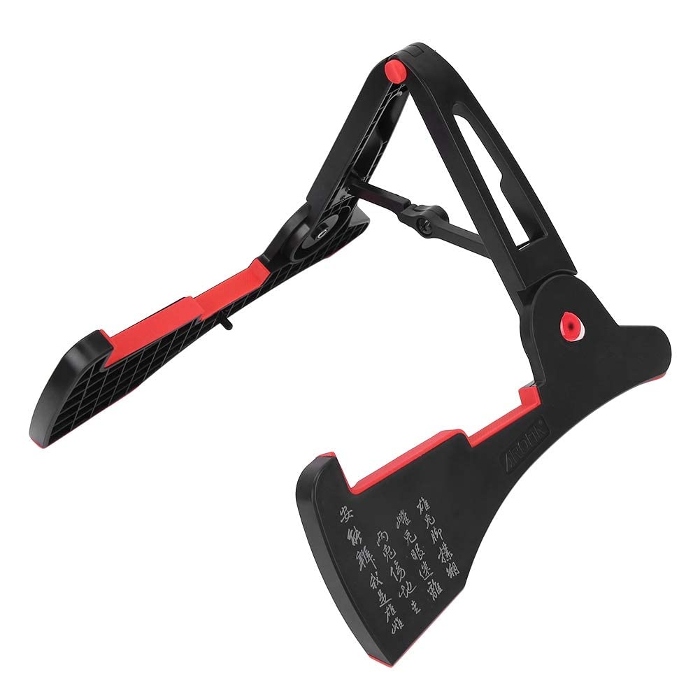 Drfeify Faltbarer Gitarrenständer, A-Rahmen Halter and Spare Parts. für alle Gitarrengrößen Bässe Saiteninstrument Universal Compact, Hasenform, Spielzubehör