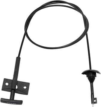 Car LeverHandle Cable Compatible With For Mustang 1983 1984 1985 1986 1987 1988 1989 1990 1991 1992 1993 Front Hood Release Cable Assembly OEME3ZZ-16916A