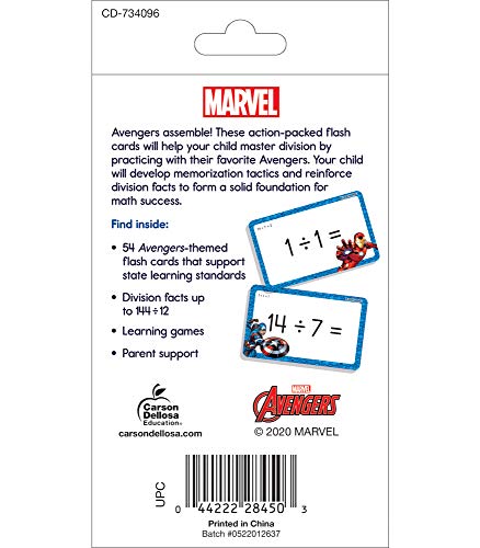 Marvel Division Flash Cards For Kids Ages 8+, Division Flash Cards For 3Rd Grade, 4Th Grade, And 5Th Grade, Division Facts And Problems, Math Flash Cards Division Numbers 0-12 #TOP1