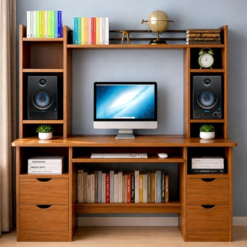 Image of Audio Array 3.5 inch Bookshelf Speaker Pair | 50W RMS | Bluetooth Connectivity| 2 Modes | 3.5 inch Fiberglass Woofer & 1 inch Silk Dome Tweeter | TRS /RCA /AUX | Bass & Treble Control (AMS2)