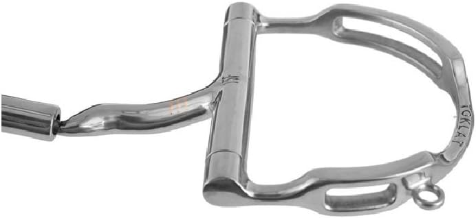 Myler Dee with Hooks with Stainless Steel Low Port Comfort Snaffle MB 04