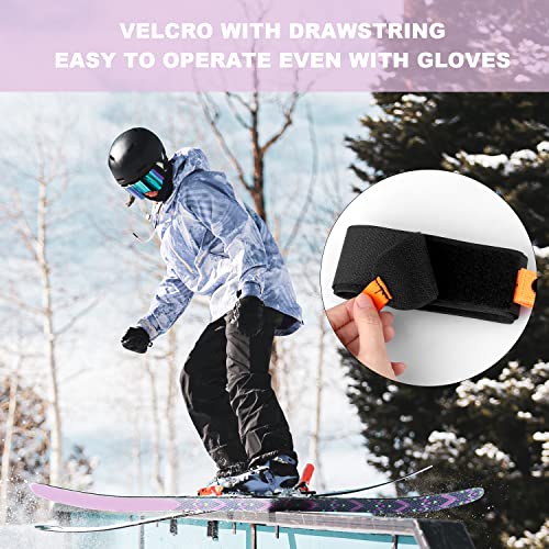 Ski Strap And Pole Carrier, Adjustable Ski Carrier Straps Cushioned Ski Straps For Downhill Skiing Gear Ski Accessories For Adults Teens Skiing Snowboarding Winter Outdoor Activities #TOP3