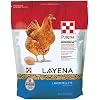Purina Layena | طبقة تغذية كاملة من الناحية الغذائية من حبيبات تغذية الدجاجة | كيس 10 رطل (10 رطل)