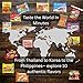 Ramen Noodles from Around the World International Snack Box Variety Pack of 10 Instant Noodles - Japanese, Filipino, Thai, Vietnamese with Chopsticks and Sticker