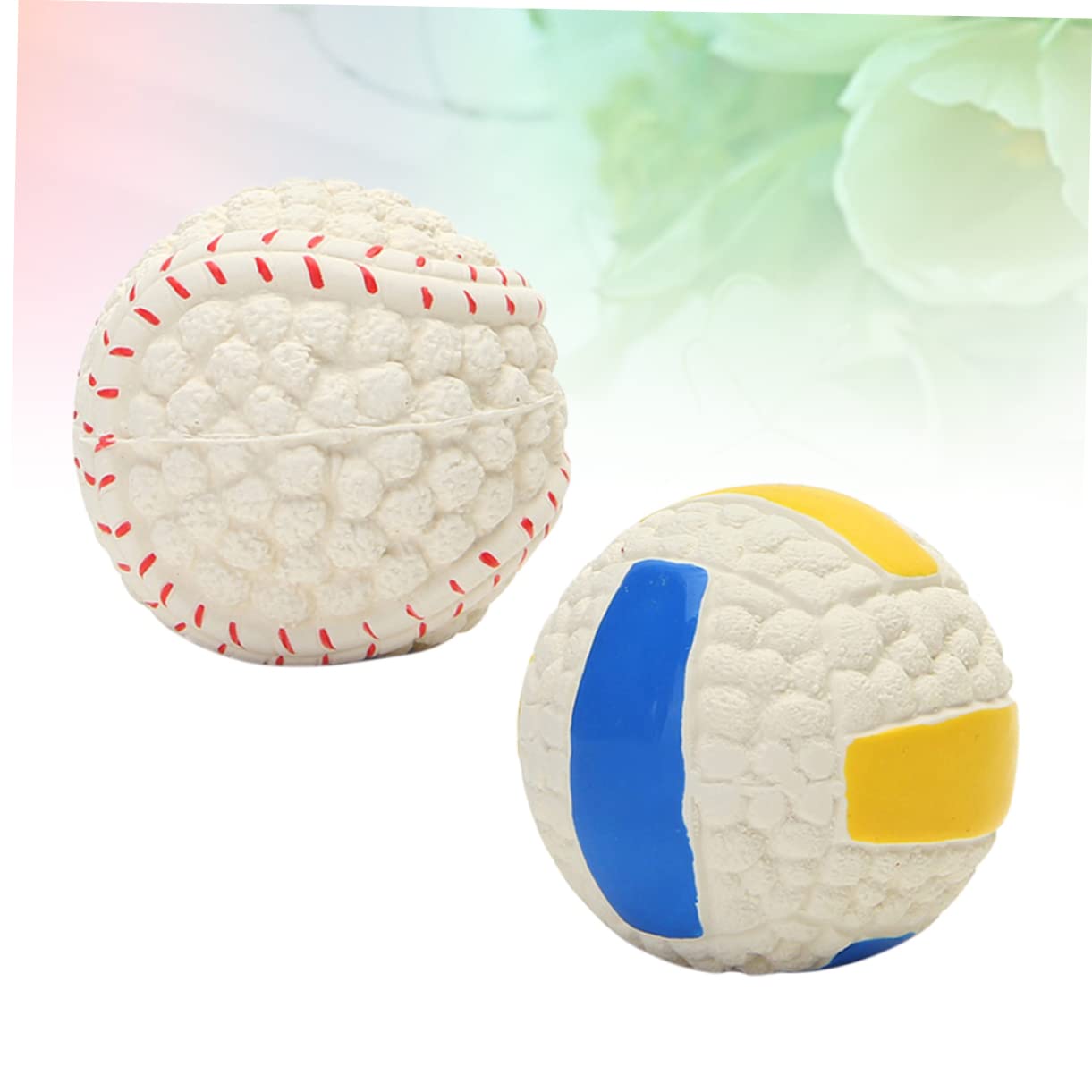 SUPVOX 4 Piezas Juguetes para Masticar Perros Juguetes de Entrenamiento para Mascotas Masticar para Perro de Pelota para Mascotas Juguete para morder vocalizar