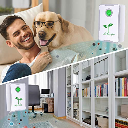 Belita Amy Air Purifier, Plug in Air Purifier for Home Mini Portable Silent Air Purifier Travel-Size Air Cleaner for House Bedroom Bathroom Kitchen Remove Pet Smell Cigarette Smoke Odor