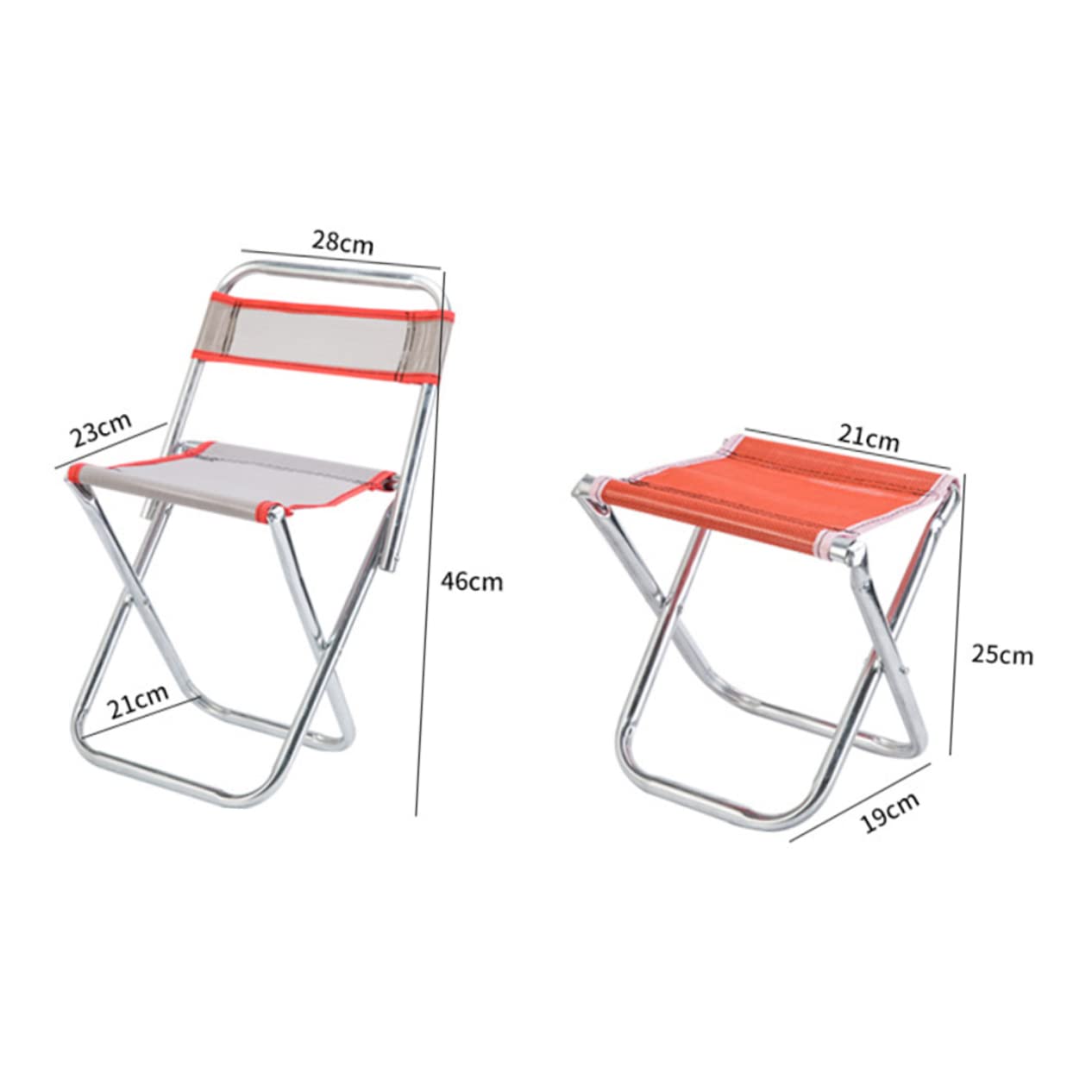TOYANDONA Outdoor Folding Stool Lightweight Collapsible Chair for Camping Fishing Travel Beach Activities Random Color Portable Durable Design for Outdoor Enthusiasts
