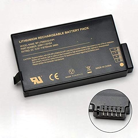 Batería HUI-MATOOG para Getac X500 V100 V1010 V200 S400 Cover