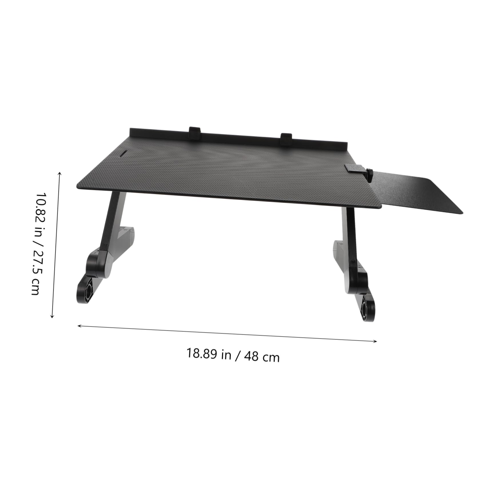 Support Réglable pour Ordinateur Portable T8 en Alliage D’aluminium Noir