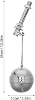 Vista 2 de TABLETREANDS Stainless Steel Automatic Float Valve 1/2 Inch Water Level Control Valve For Pond And Storage Tank Water Shutoff Part For Precise Level