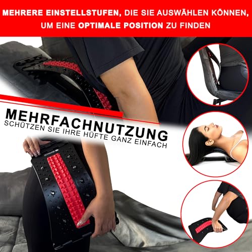 Rückenstrecker Health & Fit Verstellbare Rücken-Dehnstütze für Alltag