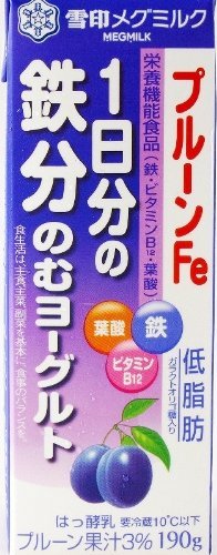 Amazon.co.jp: Snow Brand Megmilk MEGMILK Prune Fe Daily Iron