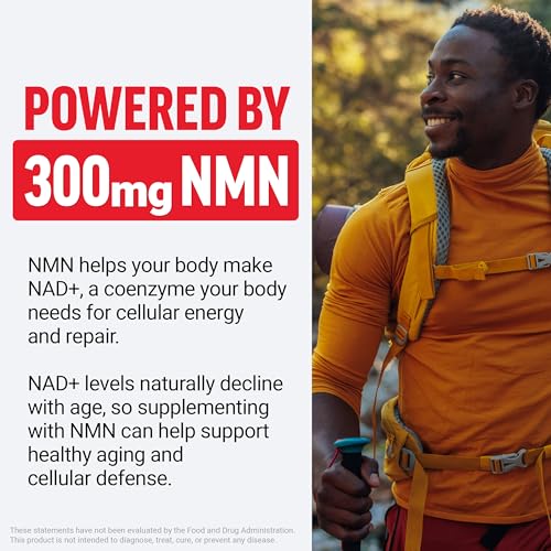Image of Force Factor NMN Supplement, Nicotinamide Mononucleotide to Support Healthy Aging and Energy Metabolism, Boosts NAD+ Levels, No Gelatin, Non-GMO, 30 Vegetable Capsules
