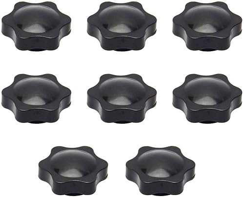 Miniatura 9 de MroMax Manija de sujeción Gripandles Perillas de tornillo Manijas M5 Roscado en forma de estrella 5pcs