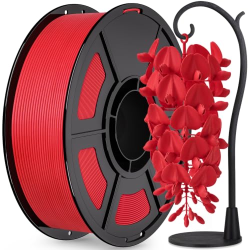Image of IEMAI Red Matte PETG Filament 1.75mm 1kg Compatible with Bambu Lab AMS