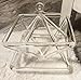 Sound Healing Meditation Mokaba Merkaba，Quartz Crystal Singing Pyramid, Healing Musical Instrument Sound Therapy Meditation Yoga(10 inch+bag)
