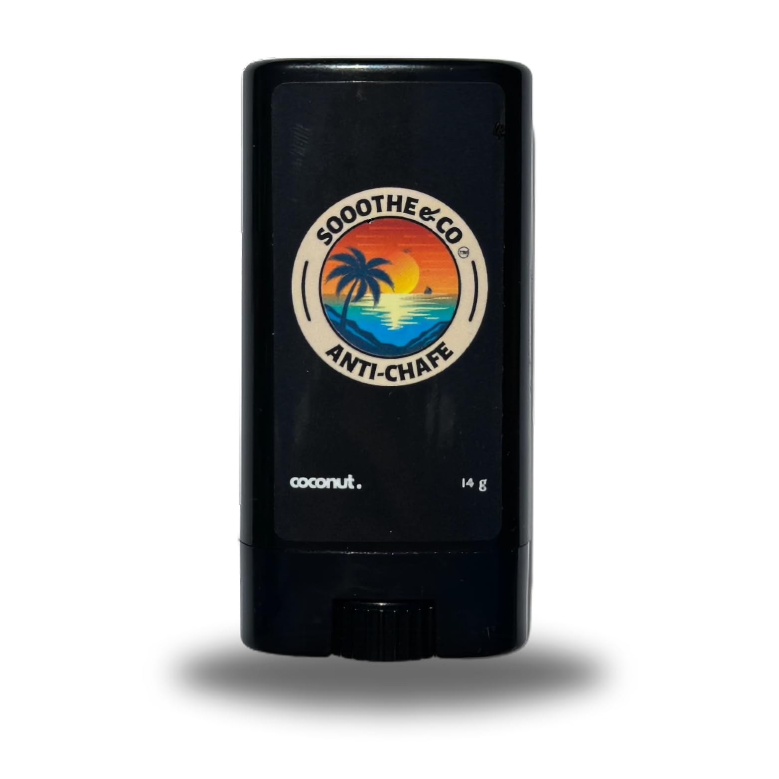 Sooothe&co Original Coconut Anti-Chafe Balm 14G | Chafing Cream in Stick Form to Prevent rubbing Leading to Chafing & raw Skin. Use for arm, Chest, Butt, Ball Chafing & Thigh Chafing