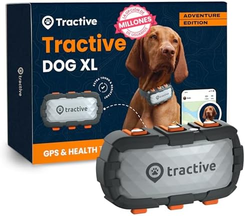 Tractive - GPS dogs XL Adventure | Fiberglass housing | Up to 1 m...