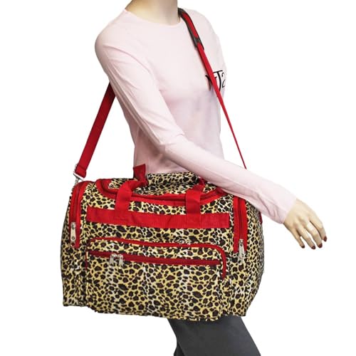 Image of World Traveler 13-Inch Duffle Bag Houndstooth Black