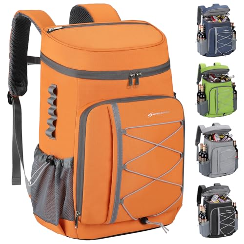Image of Maelstrom Cooler Backpack - 35 /50 Can Insulated Soft Cooler Lunch Bag for Camping, Beach, Hiking & Shopping