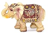 Feng Shui Vintage 3'(H) Elephant Wealth Lucky Figurine Home Decor Housewarming Gift
