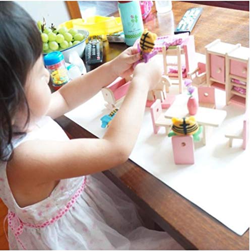 Puppenmöbel Puppenhaus Zubehör Möbel aus Holz 22 Teile 22609 – Bild 4