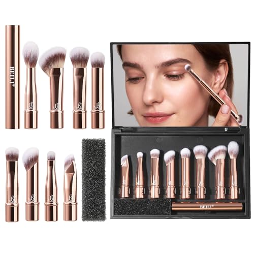 BEILI �g���x���A�C���C�N�u���V�Z�b�g 8���� ���O���\�ȗ��ʃ��C�N�A�b�v�u���V �~���[�{�b�N�X&�����[�o�u���N���[�i�[�X�|���W�t�� �A�C�V���h�E �R���^�[�p�E�_�[�u�����f�B���O�A�C�u���E�A�C���C�i�[ ���[�Y�S�[���h S102