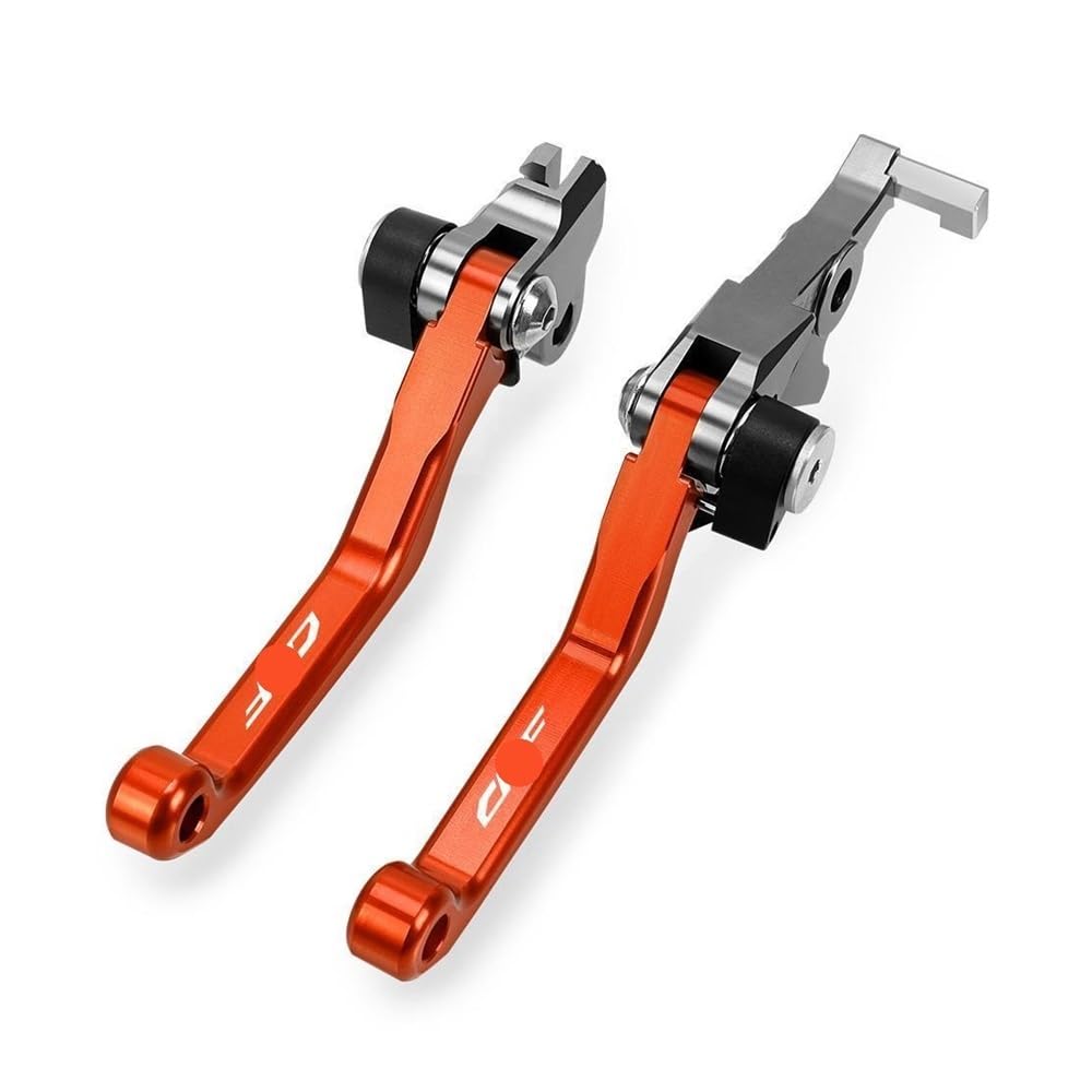 Mlioju A Pair Orange Motorcycle Clutch Lever For Crf250l Crf250ｍ Crf250l(S) Crf250rl Crf300l Crf250 Rally Pit Dirt Bike Pivot Foldable Brake Clutch Levers