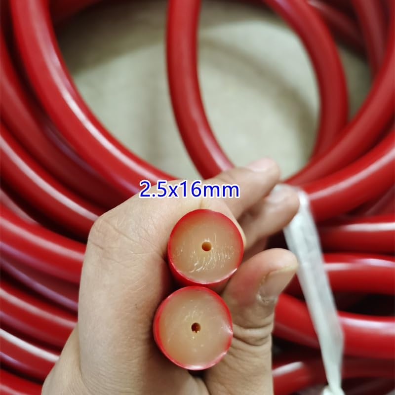flexiable rubber Sling DIY rubber tube nature pure latex Scuba bands tubes Tubing Red 1 meter 3mm x 16mm drain elastic