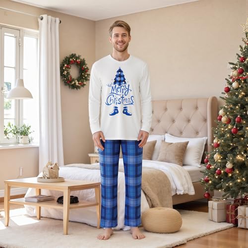 2025 Christmas Pajama Family Matching Pajamas Sets Christmas Pjs Sleepwear Outfits for Christmas Holiday Xmas Party3