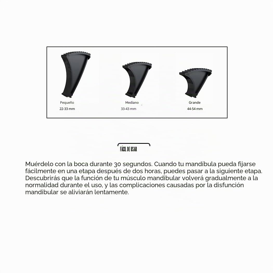 KOHEEL Producto de alivio del dolor para TMJ (L'ATM), rechinar y apretar los dientes, dolores de cabeza, trismus y bruxismo causados por músculos de la mandíbula apretados