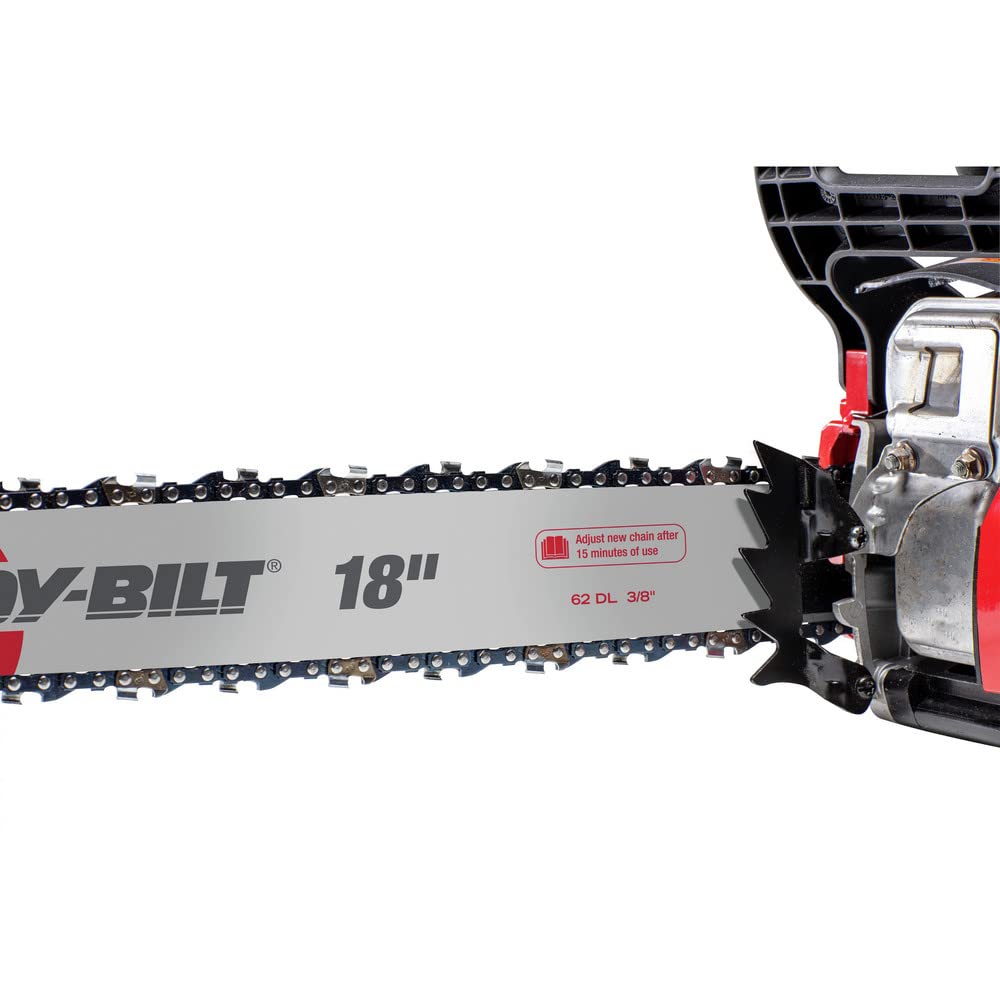 Condition photo showing New/Like New for troy-bilt gas chainsaw, 42cc, 18-inch (tb4218)
