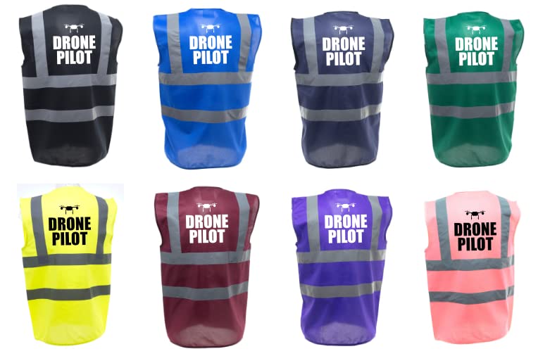 Drone Pilot Enhanced Visibility Vest Hi Viz Hi Viz Safety