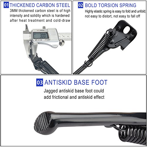 Image of USONG Bike Kickstand Children's Bicycle Kickstand Stand Folding Cycling Center Bracket 12 inch 14 inch 16 inch 18 inch 20 inch 22 inch 24 inch 26 inch 28 inch Bike Racks