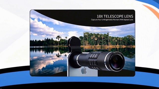 Exxelo Universal 18X Zoom Mobile Phone Telescope Lens and